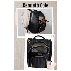 Kenneth Cole Black Pet Carrier Backpack